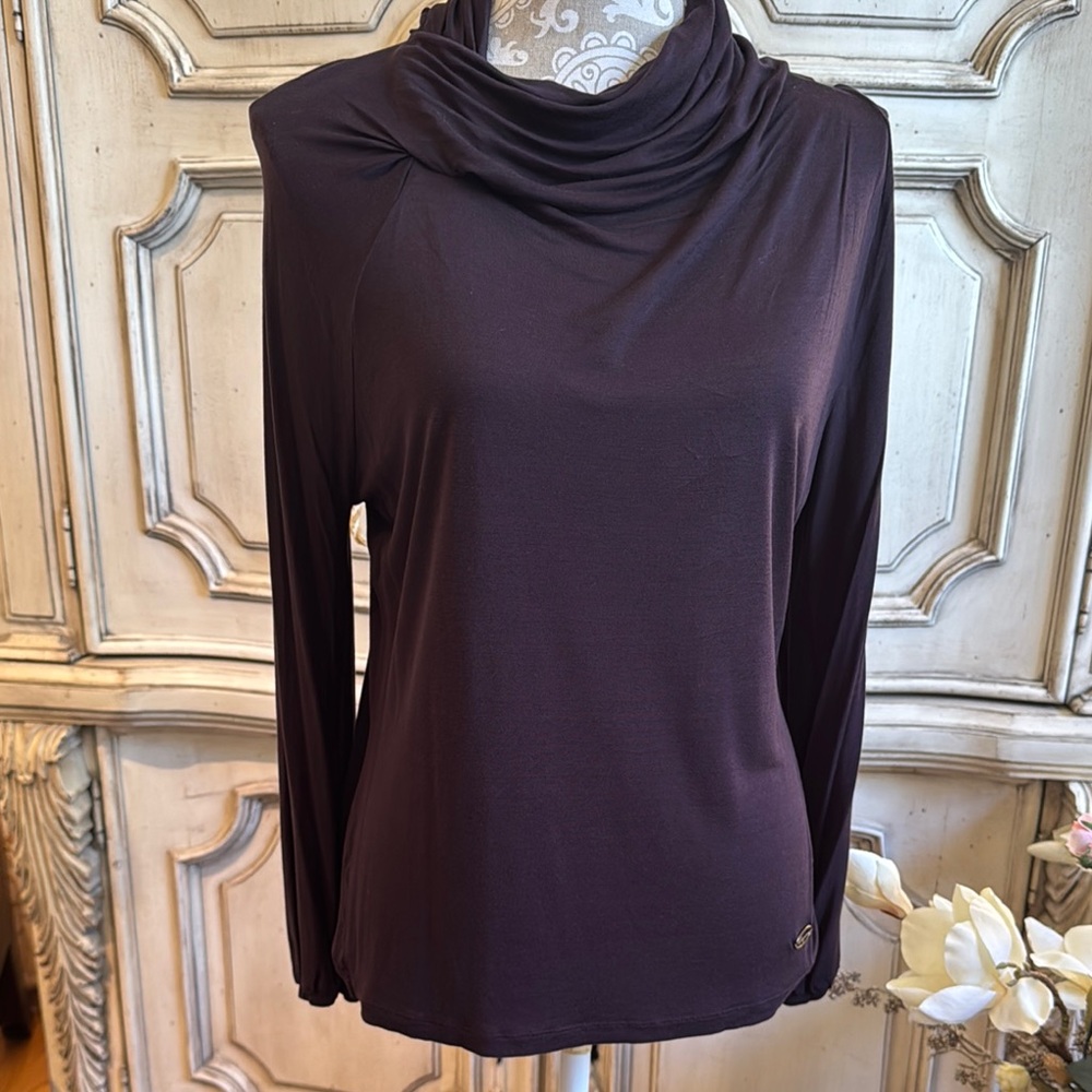 Salvatore Ferragamo Black Long Sleeve Relaxed Blouse